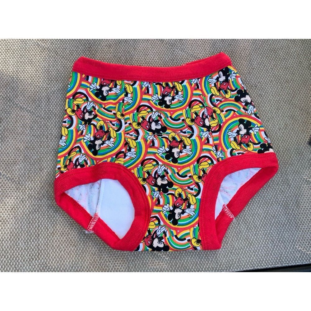 NWOT Mickey Mouse Toddler Boys Training Pants‎ Free Ship